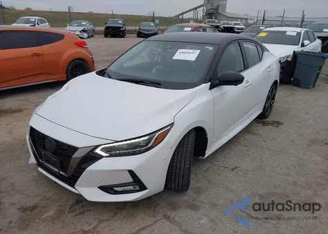 2022 Nissan Sentra Sr Xtronic Cvt z USA, uszkodzony, nr VIN 3N1AB8DV6NY314979